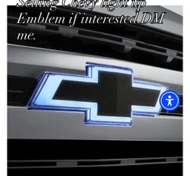 Light up Chevy bow tie