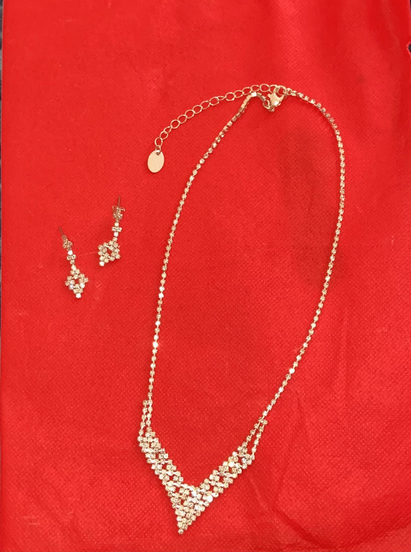 Artificial Diamond Jewelry Set