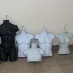 Male & Female Torso Mannequin 