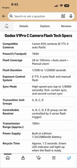 Godox V1 Pro C