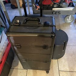 Multi compartment Make up travel luggage