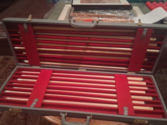 Pool Cue Tips Case Included
