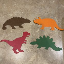 Cardboard dinosaurs