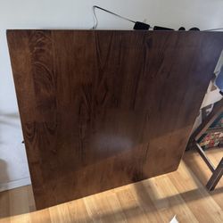 IKEA Ensta Table Espresso Brown With 2 Stools