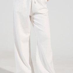 Fashion nova Rhinestone Pants Set / Women 