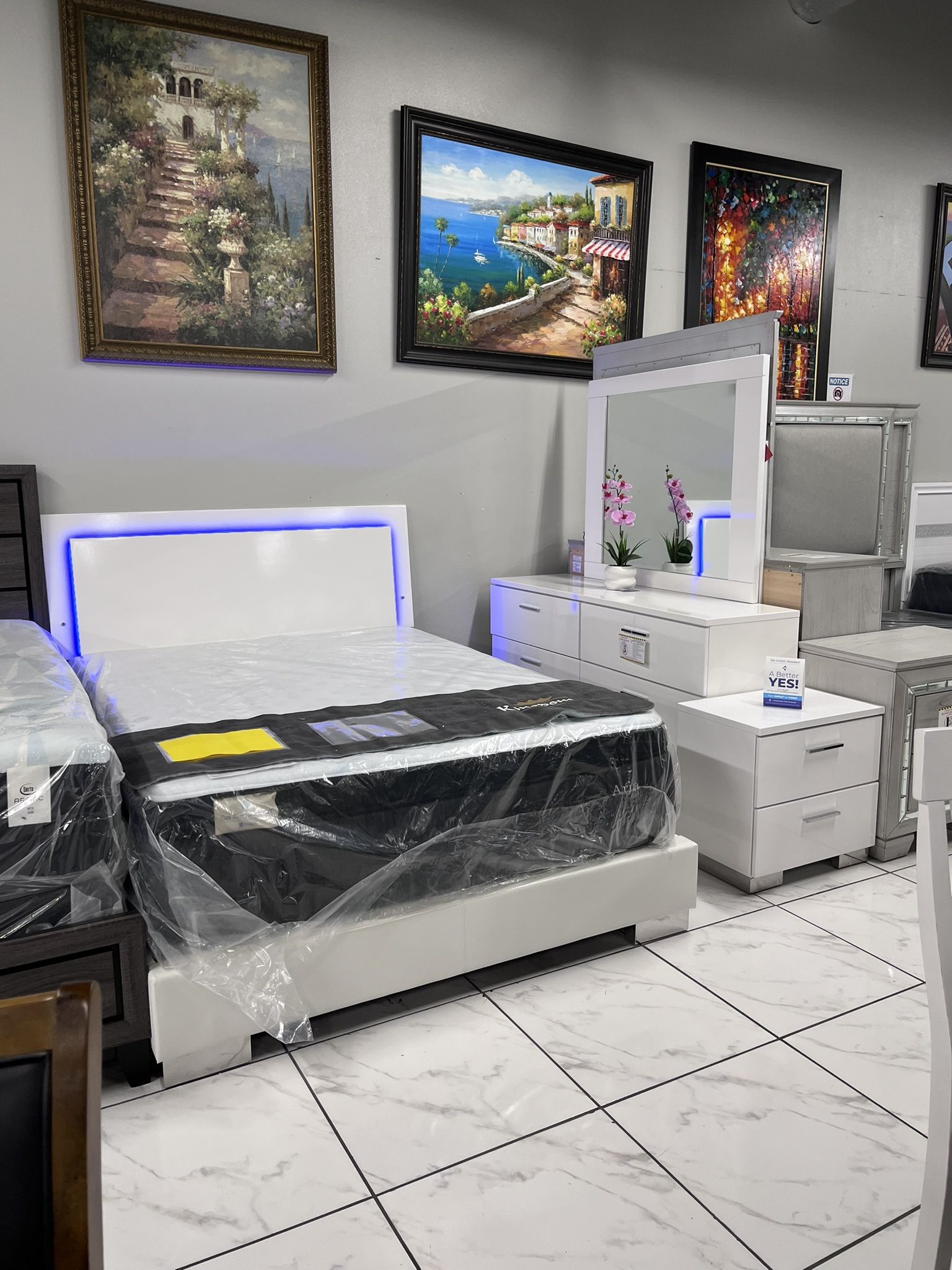 4pc Queen Bedroom Set ✨ Easy Financing Available ✨ No Credit Needed 