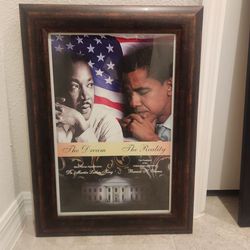 Martin Luther King Jr and President Obama