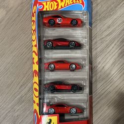 hotwheel Ferrari 5pack