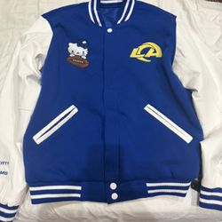 Hello kitty Rams letterman jacket