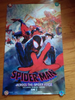 Spiderman Across The Spiderverse Movie Poster