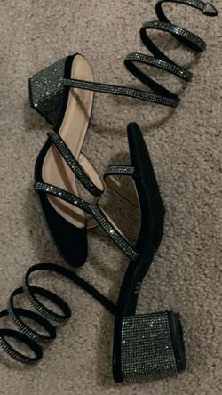 Black Shiny Heels