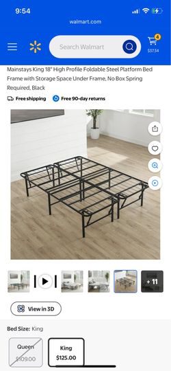 King size 18” foldable bed frame