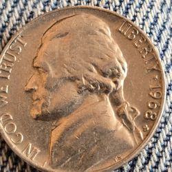 1968 S Mint State Condition Jefferson Nickel 