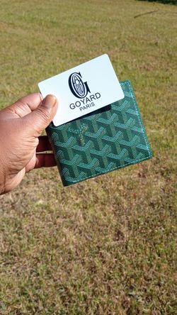 Goyard Green Wallet — Fits Cards + Cash