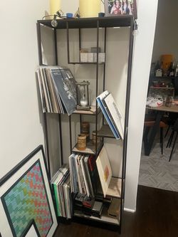 Modern Geometric Bookshelf / Display Shelf
