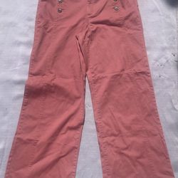 NWT ST. JOHN’S BAY WIDE LEG MID RISE PANTS Sz 14