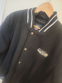 Men's NFL Seahawks Wool Jacket Size Large Lined