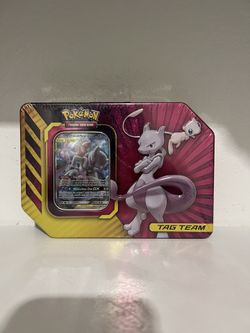  Pokemon TCG Mewtwo & Mew GX Tag Team Power Partnership Tin Sealed