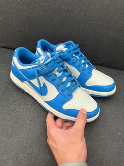 Nike Dunk Low Blue and White Sneakers