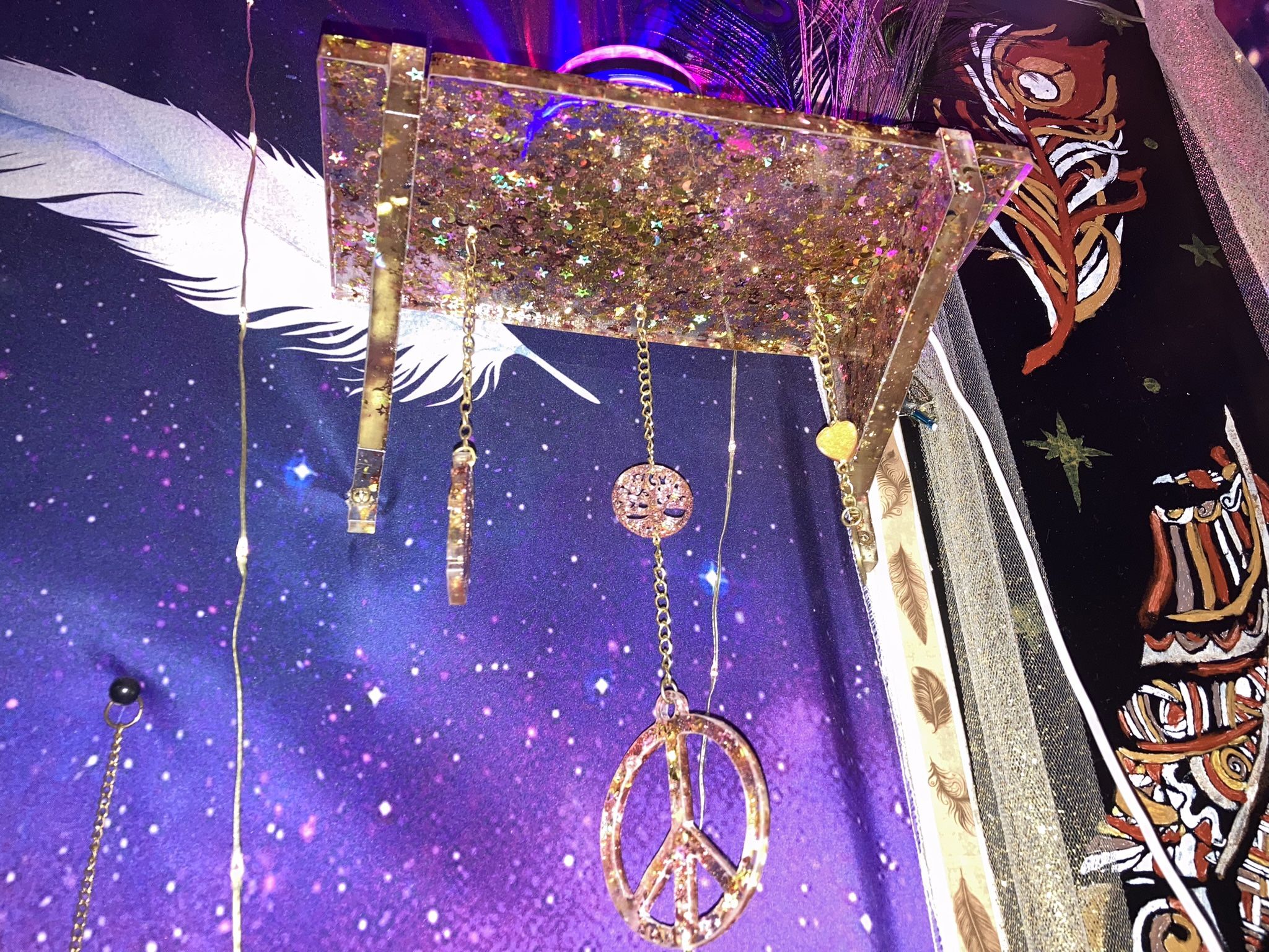 Handmade Epoxy Resin Shelf