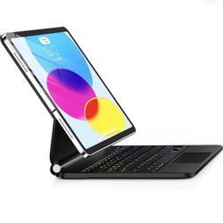 for iPad 11th (A16) & 10th Generation Case with Keyboard