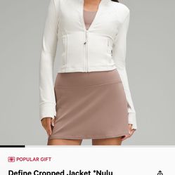 Lululemon Define Cropped Jacket Nulu Size 6