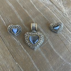 Beautiful Pendant And Earrings Set