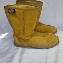 Guide Gear 9" Suede Sherpa Lined Boot Slippers men's  Size 12