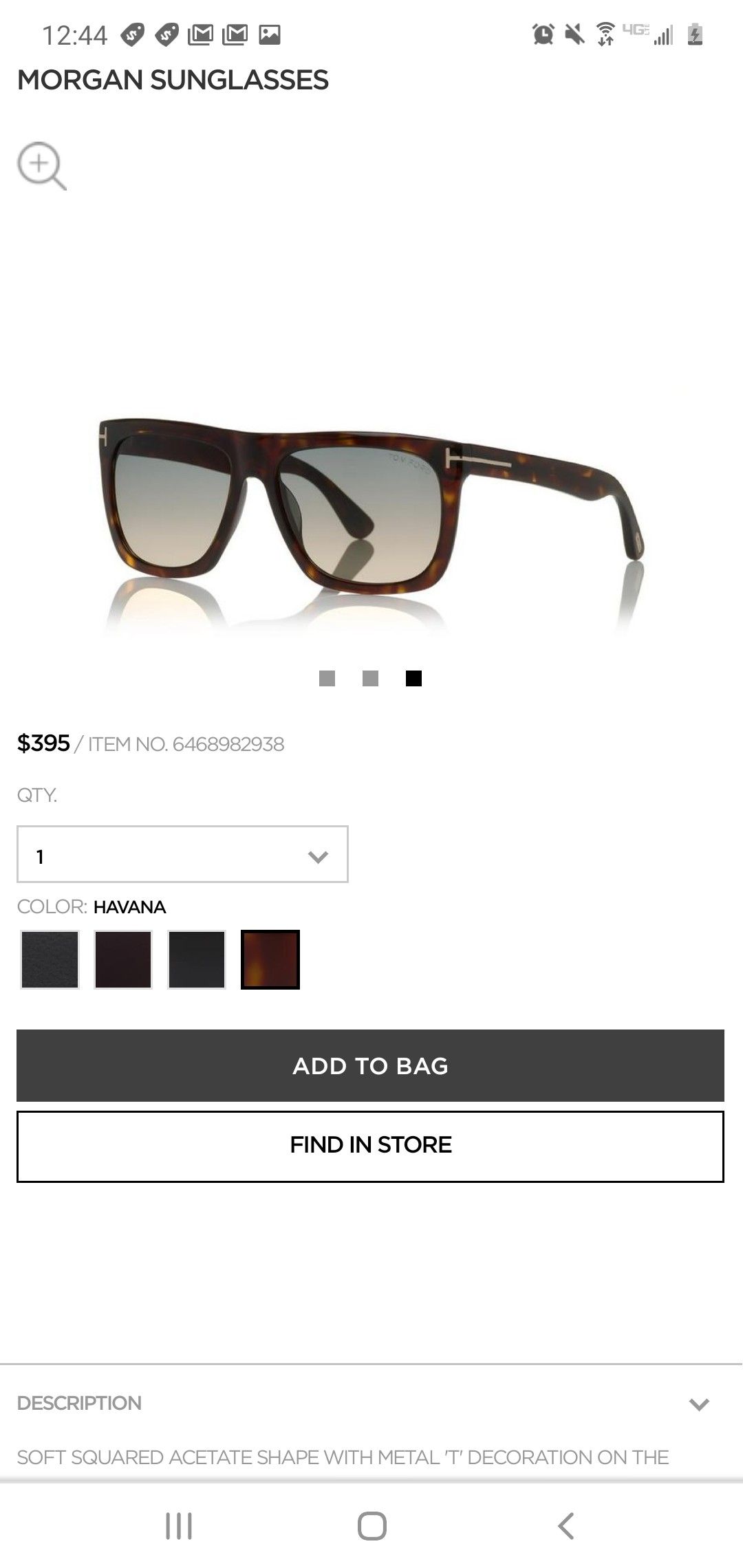 Tom Ford Morgan sunglasses