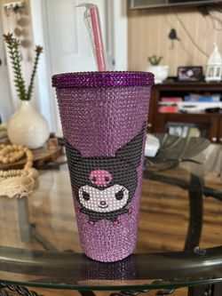 Kuromi Rhinestone Cup
