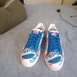 Puma Pepsi Basket White/Blue