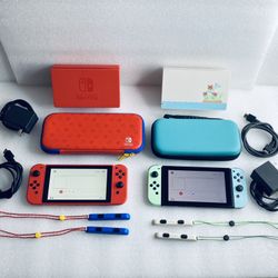 Nintendo Switch Mario & Animal Crossing Edition