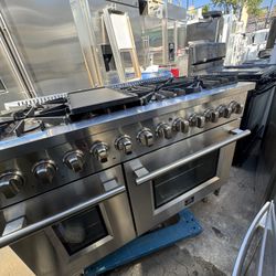 48”FORNO EIGHT BURNER GAS RANGE 