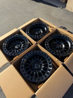 FINANCING AVAILABLE KMC KM552 IMS 6x5.5 and 6x135 17” Wheels Black ]