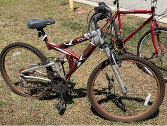 Dark red bike (adult)