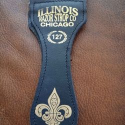 $14 Fromm Razor Strop Blade Sharpener, Top Grain Cowhide. Perfect Condition 2 1/2"x 23"