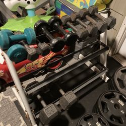 3 Tier Heavy Duty Dumbbell Rack