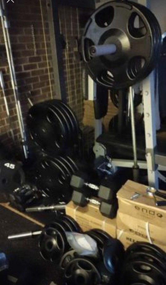 Hampton Rubber Coated Olympic Weights