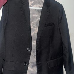 Boys Black Blazer Suit Jacket