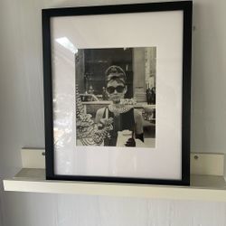 Audrey Hepburn Pottery Barn Framed 
