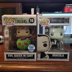 Pop Funko: Dracula/Evil Queen Set $40