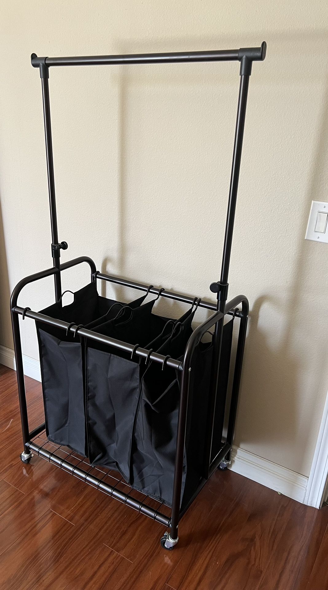 3 Hamper Hanging Rack