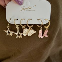 Cowgirl Boot Earrings $5 