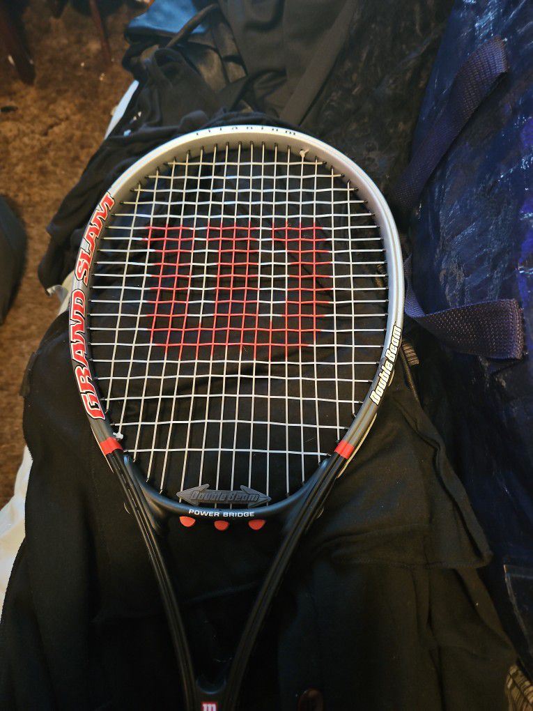 Wilson Grand Slam Titanium Tennis Racket And Cover
