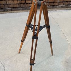 WOOD TRIPOD $30