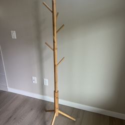 Bamboo Coat Rack