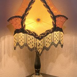  Large Antique Victorian Lamp