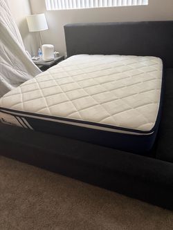 Bed frame and mattress