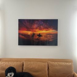 Authentic Aaron Chang Acrylic Art “Cardiff Delight”