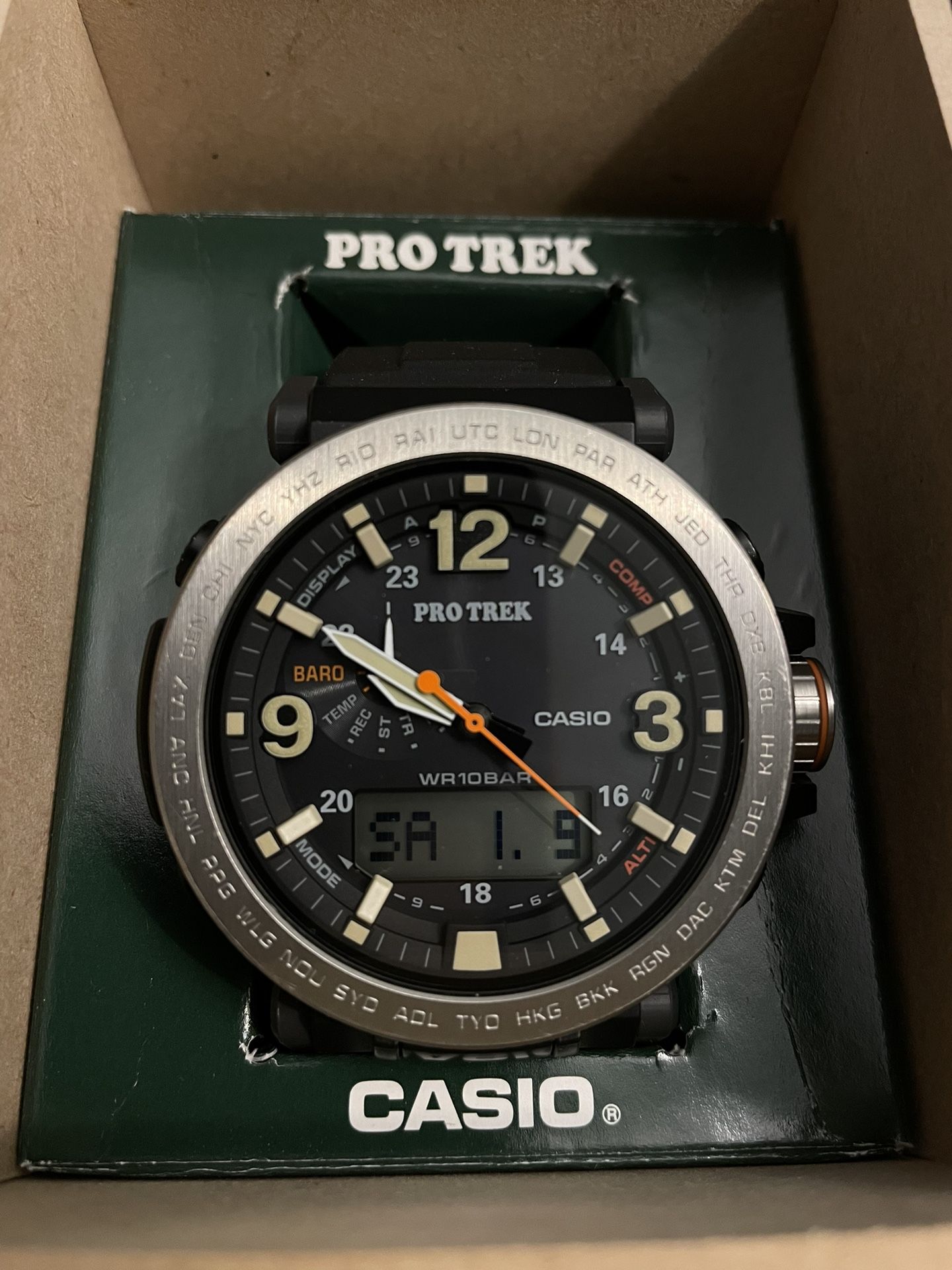 Casio Pro Trek Tough Solar:: Scratch Less Condition